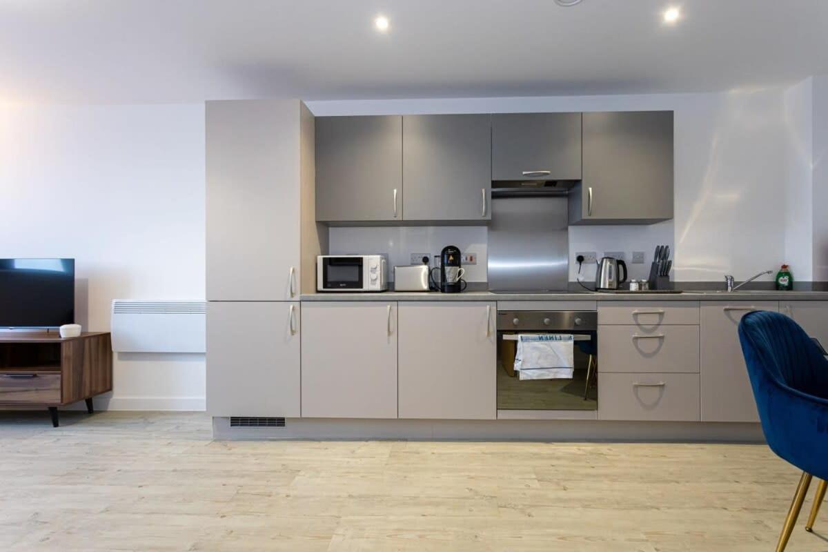 מנצ'סטר Modern 2 Bed Salford Apartment Stunning Views מראה חיצוני תמונה